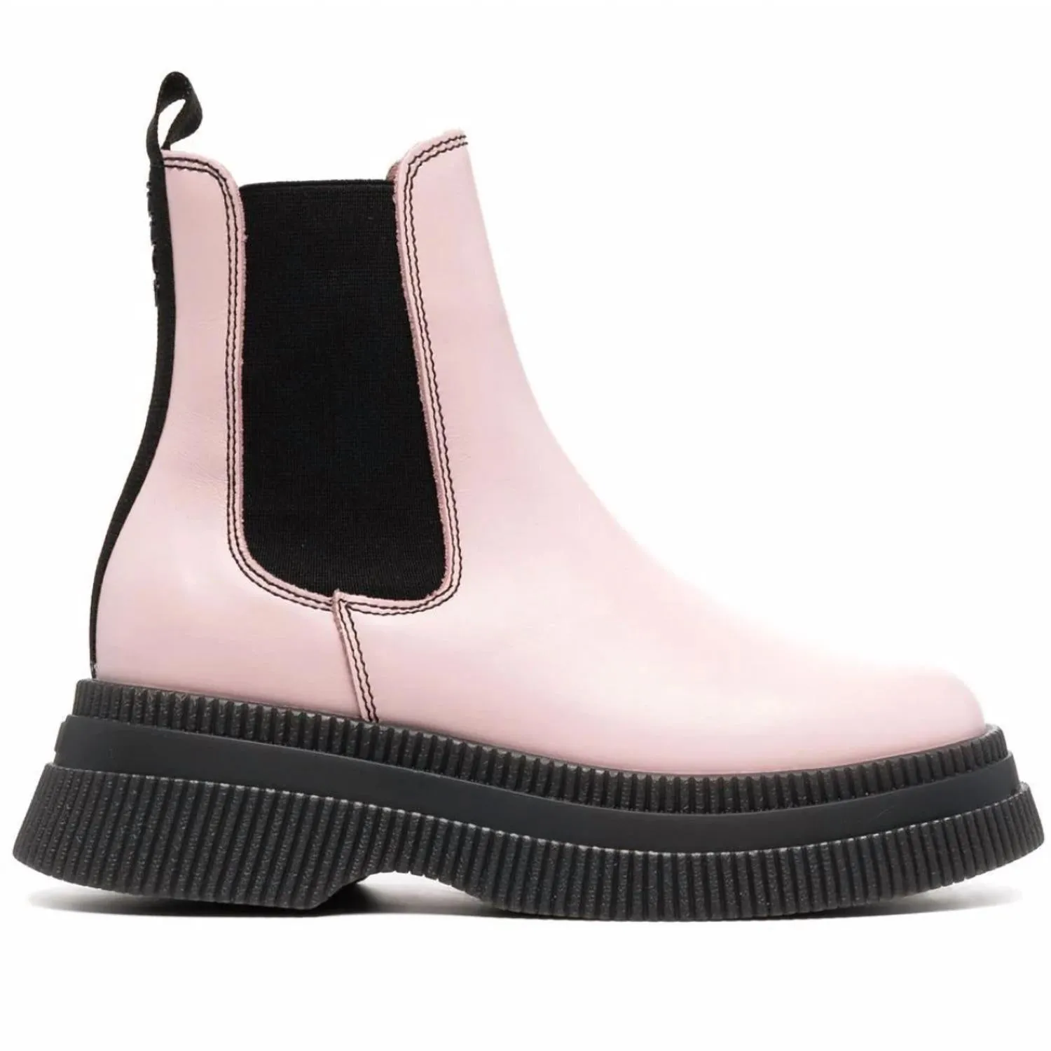 Creepers Creepers Textile Lace Up Boot In Pale Lilac