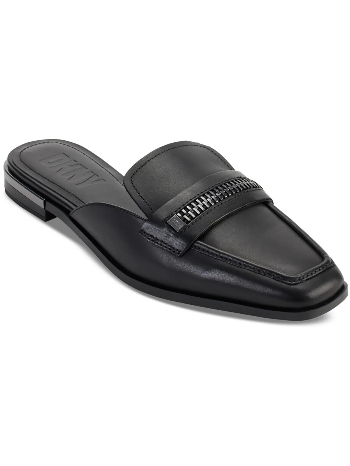 Elin Flat Mule Womens Leather Mules