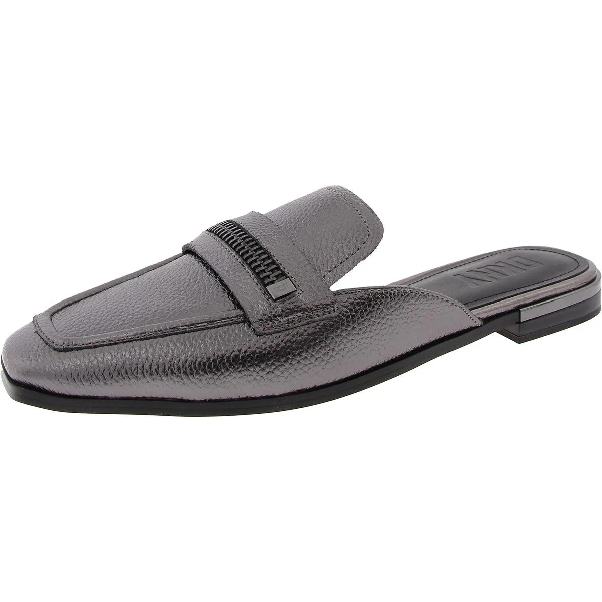 Elin Flat Mule Womens Leather Mules