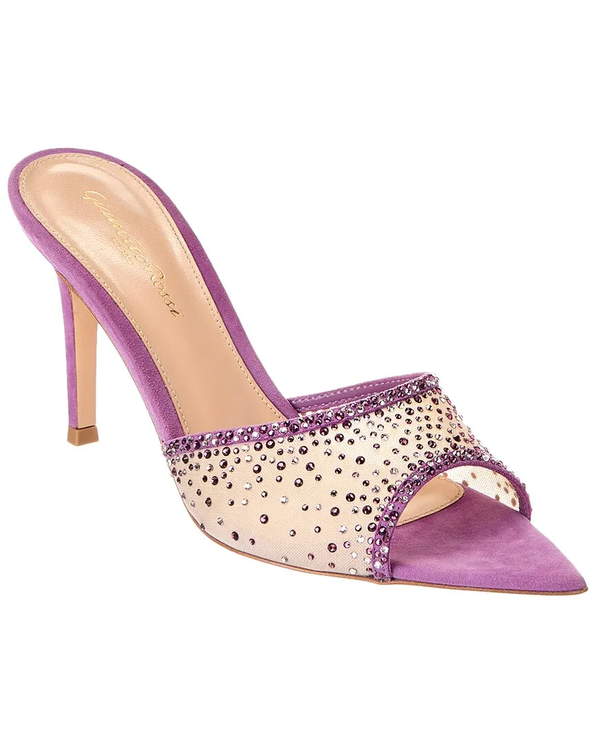 Gianvito Rossi Rania 85 Suede Mule