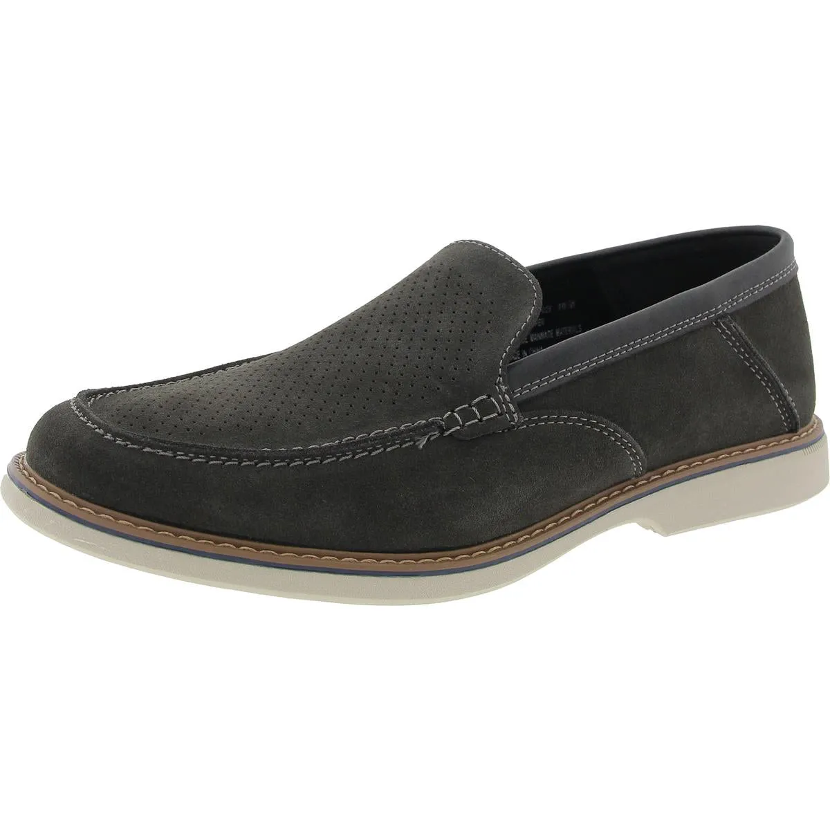 Mens Padded Insole Faux Suede Loafers