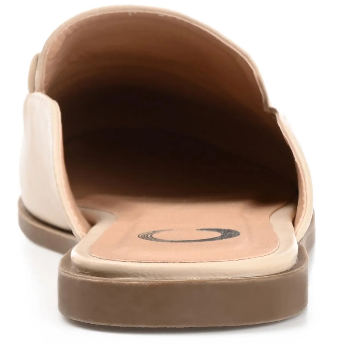 Rubee Womens Faux Leather Loafer Mules